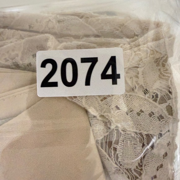 Garnet Hill Cream Lace Overlay Flowy Skirt Women's 10 Whimsical Romantic Fairy - Picture 11 of 12